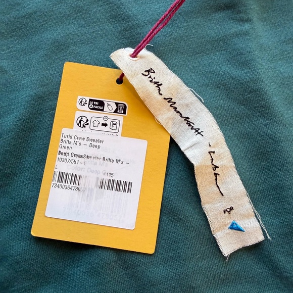 Klättermusen Turid Crew Fleece Sweater - Britta Art Collab - Men's Large - Picture 2 of 5